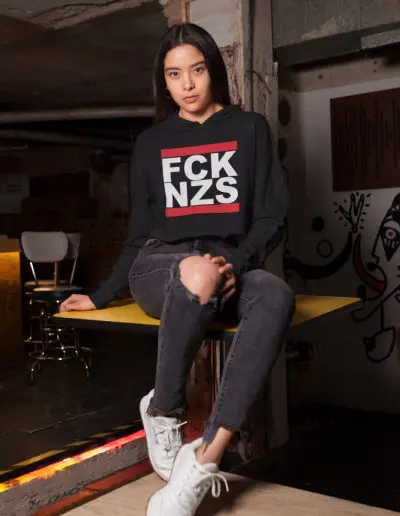 FCK NZS Crop Hoodie