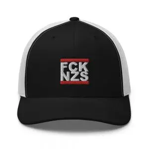 FCK NZS Fuck Nazis Retro Trucker Cap