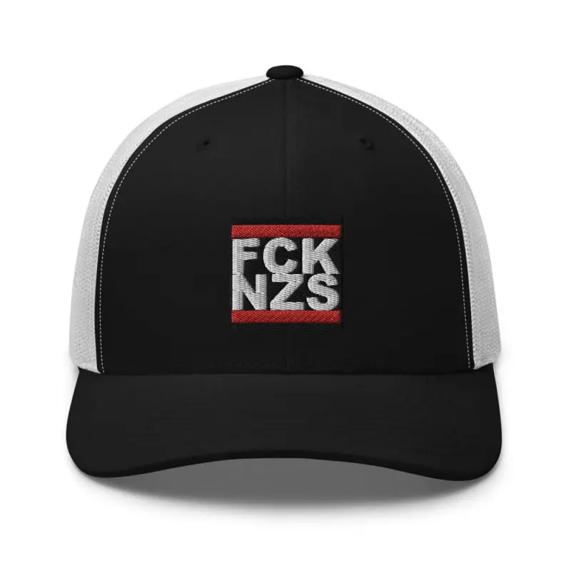 FCK NZS Fuck Nazis Retro Trucker Cap