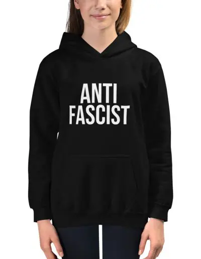 Anti-Fascist Kids Hoodie