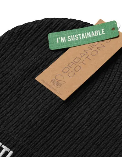 Anti-Fascist Organic Ribbed Beanie