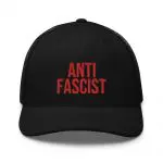 Antifascist Red Retro Trucker Cap