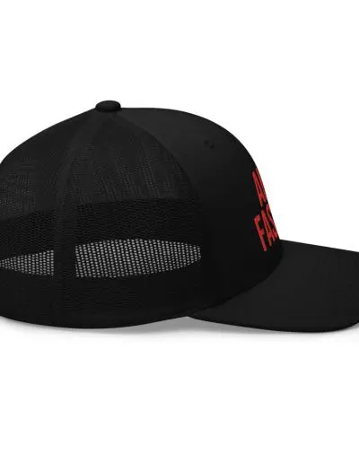 Anti-Fascist Red Retro Trucker Cap