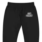 Anti-Fascist Unisex Fleece Joggers Tracksuit Bottoms