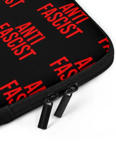 Anti-Fascist Red Laptop Sleeve