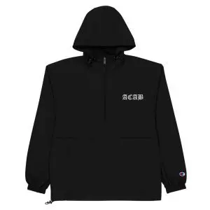 ACAB Embroidered Champion Packable Jacket