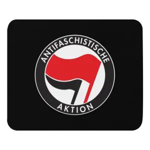 Antifa Antifaschistische Aktion Flag Mouse Pad