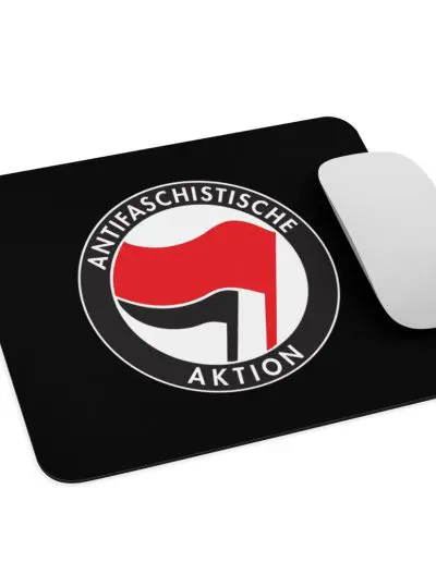 Antifa Antifaschistische Aktion Flag Mouse Pad