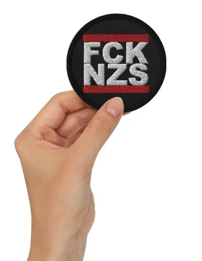 FCK NZS Embroidered Patches