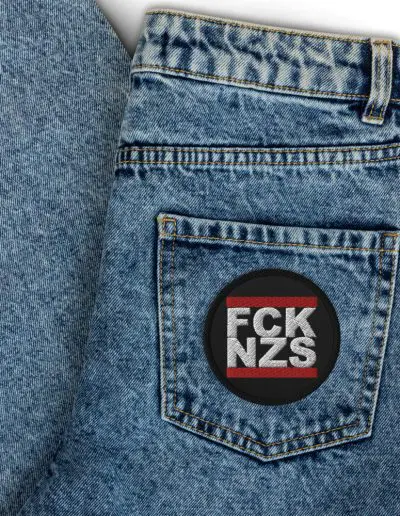 FCK NZS Embroidered Patches