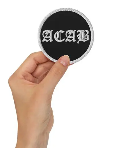 ACAB Embroidered Patches