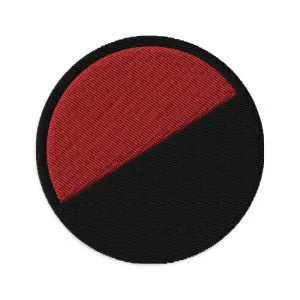 Anarcho-Syndicalism Flag Embroidered Patches