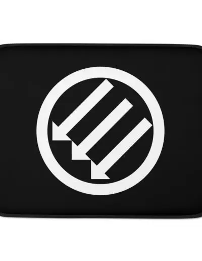 Antifa Iron Front 3 Arrows Laptop Sleeve