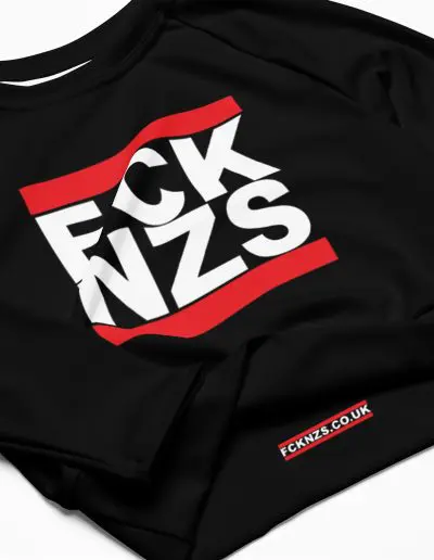 FCK NZS Recycled Long-sleeve Crop Top