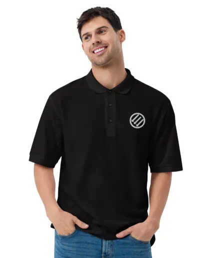 Antifa Iron Front 3 Arrows Men's Premium Polo