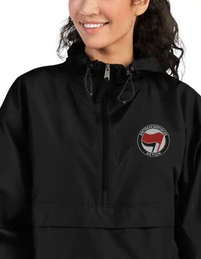 Antifa Antifaschistische Aktion Flag Champion Jacket