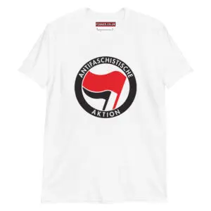 Antifa Antifaschistische Aktion Flag Unisex T-Shirt