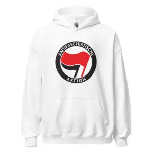 Antifa Antifaschistische Aktion Flag Unisex Hoodie