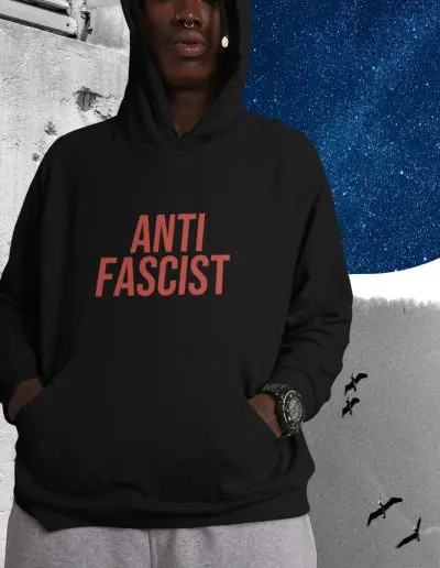 Antifascist Red Unisex Hoodie