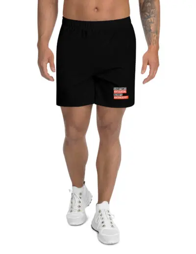 Sometimes Antisocial Always Antifascist Men's Recycled Shorts