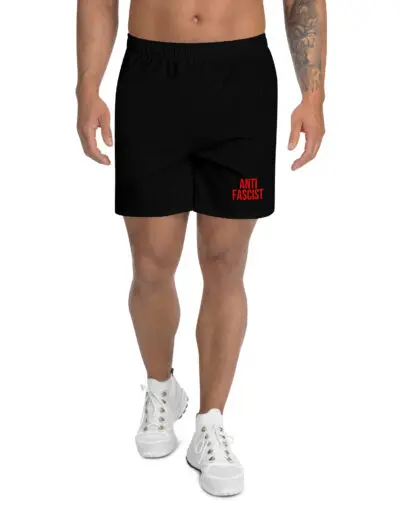 Anti-Fascist Red Men's Recycled Shorts