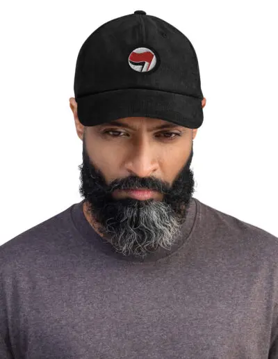 Antifa Antifaschistische Aktion Flag Corduroy Hat