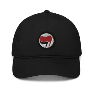 Antifa Antifaschistische Aktion Flag Organic Dad Hat