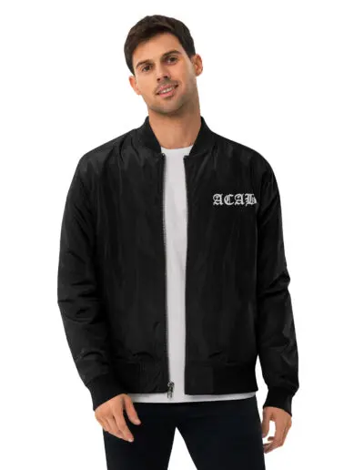 ACAB All Cops Are Bastards Premium Recycled Bomber Jacket