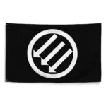 Antifa Iron Front 3 Arrows Flag