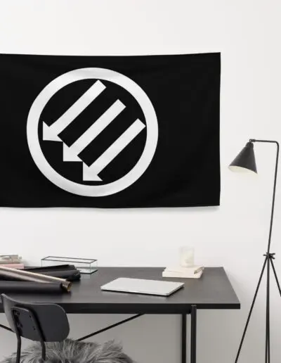 Antifa Iron Front 3 Arrows Flag