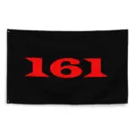 Red 161 AFA Antifa Flag