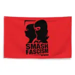 Smash Fascism Antifa Flag