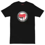 Antifa Antifaschistische Aktion Flag Men’s Premium Heavyweight T-shirt