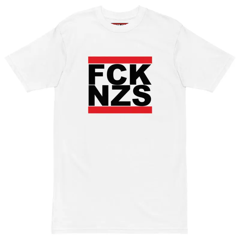 FCK NZS Black Men’s Premium Heavyweight T-shirt