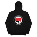 Antifa Antifaschistische Aktion Flag Premium Eco Hoodie