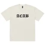 ACAB All Cops Are Bastards Oversized Faded T-shirt