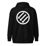 Antifa Iron Front 3 Arrows Unisex Zip Hoodie