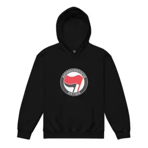 Antifa Antifaschistische Aktion Flag Kids Heavy Blend Hoodie