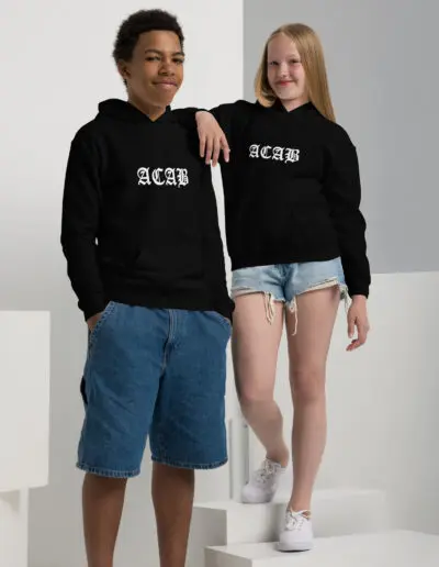 ACAB All Cops Are Bastards Kids Heavy Blend Hoodie