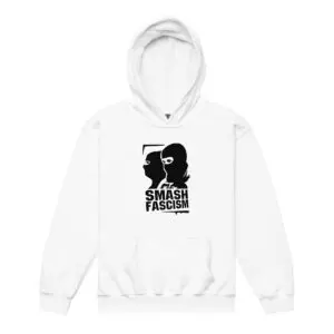 Smash Fascism Antifa Kids Heavy Blend Hoodie