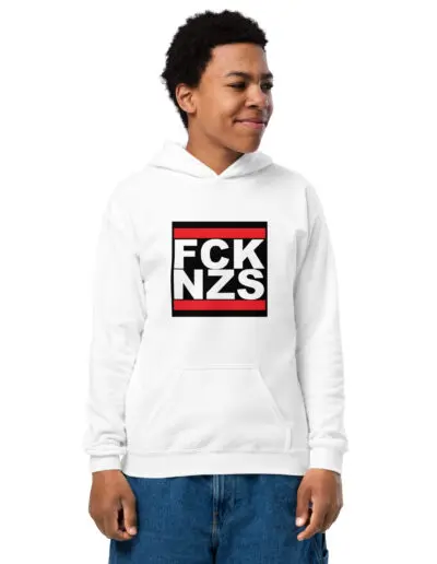 FCK NZS Antifa Kids Heavy Blend Hoodie