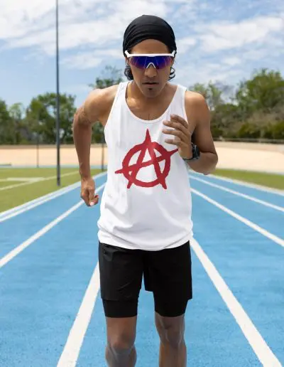 Anarchy Red Anarchist Symbol Unisex Tank Top Vest