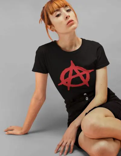 Anarchy Red Women's Relaxed T-Shirt