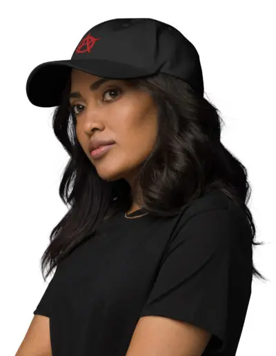 Anarchy Red Anarchist Symbol Dad Hat