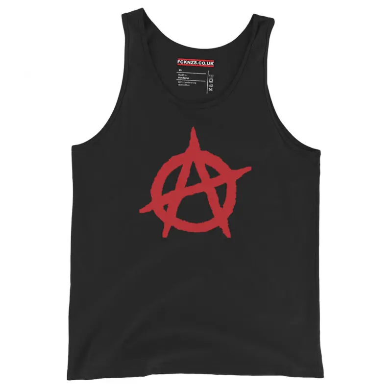 Anarchy Red Anarchist Symbol Unisex Tank Top Vest