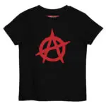 Anarchy Red Anarchist Symbol Organic Cotton Kids T-shirt