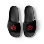 Anarchy Red Anarchist Symbol Women's Slides