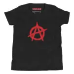 Anarchy Red Anarchist Symbol Kids T-Shirt