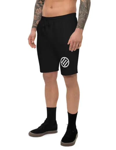 Antifa 3 Arrows Men's Fleece Shorts