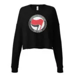 Antifaschistische Aktion Flag Crop Sweatshirt